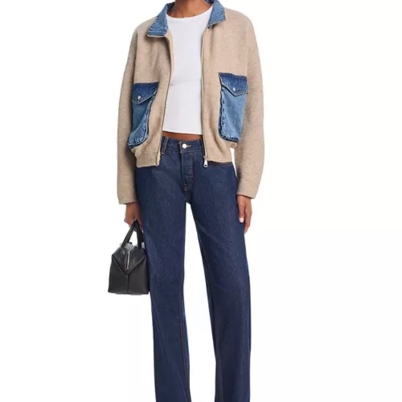 BLANKNYC Sweater Bomber Jacket - NWT - Picture 2 of 4